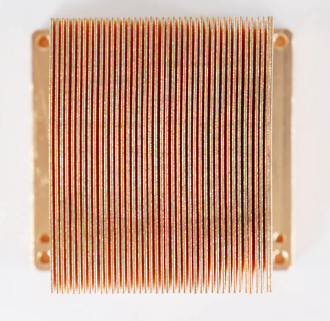 Copper fin heatsink لوحة التبريد السائلة النحاسية