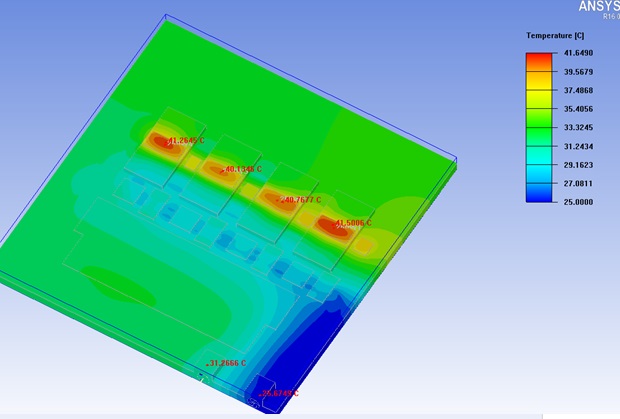 صفيحة باردة مبردة بالماء
