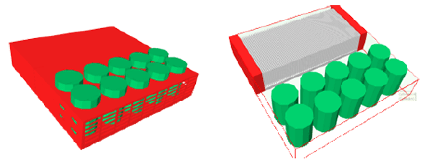 بالوعة الحرارة الألومنيوم الكبيرة