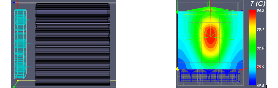 تبريد الهواء القسري بالوعة الحرارة
