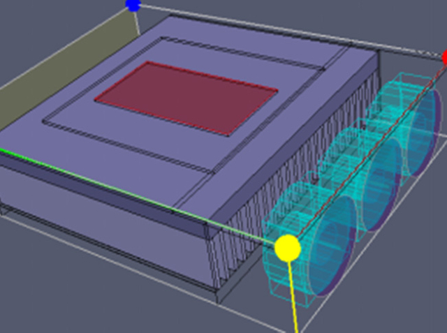 غرفة تبريد الهواء القسري
