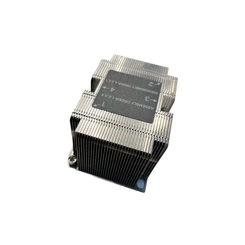 مبرد وحدة المعالجة المركزية Intel LGA 2U مع 4 أنابيب حرارية