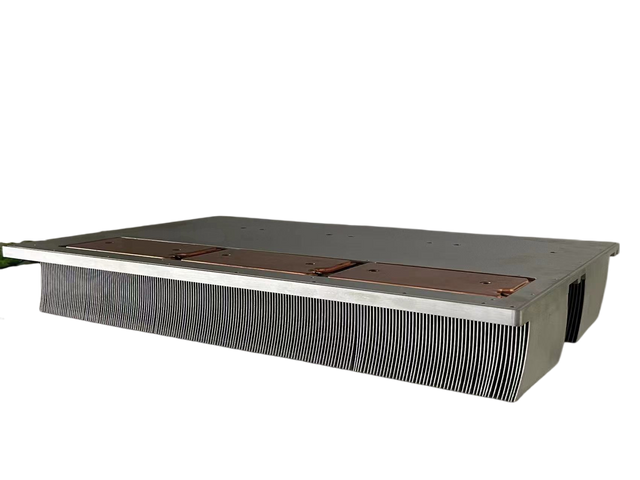 عالية الطاقة 2000 واط مخصص بالوعة الحرارة النحاس Skived زعنفة لوحدة IGBTs الصناعية 550 مللي متر أنبوب الحرارة بالوعة الحرارة